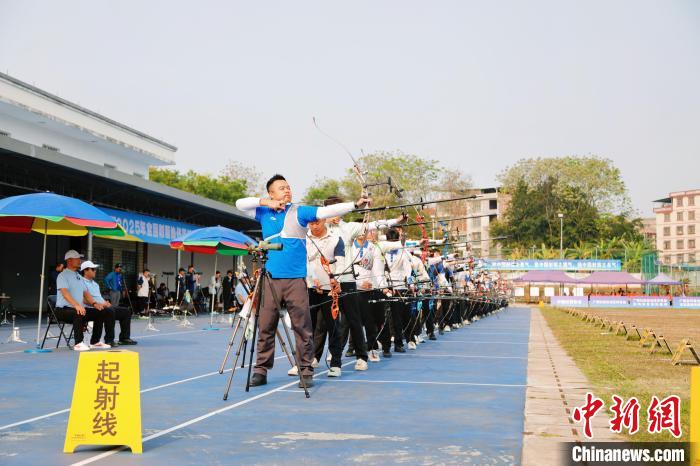 2025全国射箭协作区锦标赛首站在广西武鸣开幕，