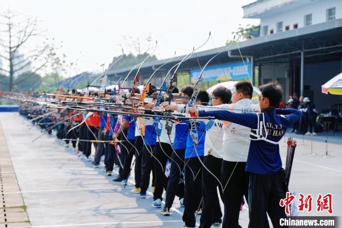 2025全国射箭协作区锦标赛首站在广西武鸣开幕，