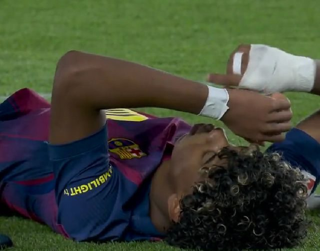 巴萨1-0险胜塞尔塔 亚马尔伤退或赛季报销 争冠形